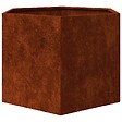 VIDAXL - vidaXL Jardinière Rouillé 60x60x45 cm Acier corten - vignette