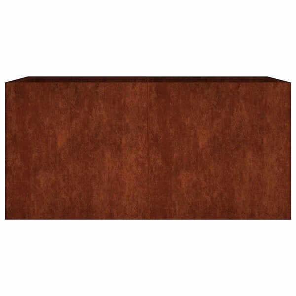 VIDAXL - vidaXL Jardinière 80x40x40 cm acier corten - large