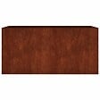 VIDAXL - vidaXL Jardinière 80x40x40 cm acier corten - vignette