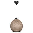 ENTREPOT BRICO - Suspension luminaire e27 marron noir 22x65 cm. - vignette