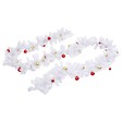 VIDAXL - vidaXL Guirlande de Noël décorée avec boules Blanc 5 m - vignette