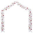 VIDAXL - vidaXL Guirlande de Noël décorée avec boules Blanc 10 m - vignette