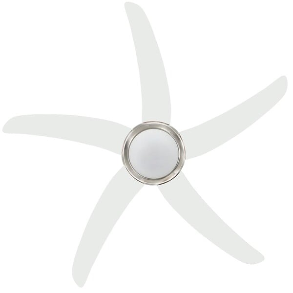 VIDAXL - vidaXL Ventilateur de plafond orné avec lampe 128 cm Blanc - large