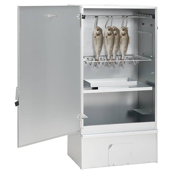 VIDAXL - vidaXL Fumoir à  four à  barbecue avec copeaux de bois 44,5x29x83 cm - large
