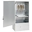 VIDAXL - vidaXL Fumoir à  four à  barbecue avec copeaux de bois 44,5x29x83 cm - vignette