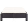 VIDAXL - vidaXL Transat à 2 places avec coussin Noir Résine tressée - vignette