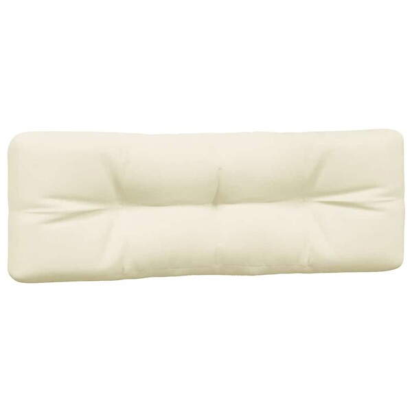VIDAXL - vidaXL Coussins de palette lot de 5 crème tissu - large