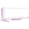 VIDAXL - vidaXL Coussins de palette lot de 5 crème tissu - vignette