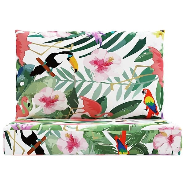 VIDAXL - vidaXL Coussins de palette lot de 2 multicolore tissu Oxford - large