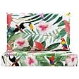 VIDAXL - vidaXL Coussins de palette lot de 2 multicolore tissu Oxford - vignette