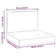 VIDAXL - vidaXL Coussins de palette lot de 2 multicolore tissu Oxford - vignette