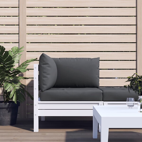 VIDAXL - vidaXL Coussins de palette lot de 3 anthracite tissu oxford - large