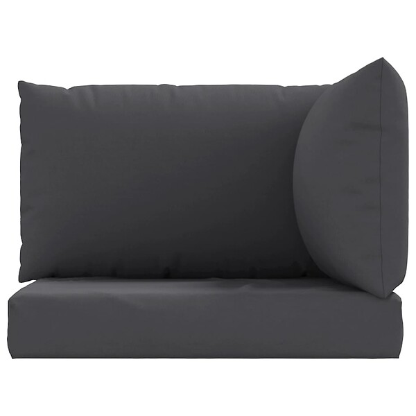 VIDAXL - vidaXL Coussins de palette lot de 3 anthracite tissu oxford - large
