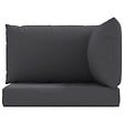 VIDAXL - vidaXL Coussins de palette lot de 3 anthracite tissu oxford - vignette