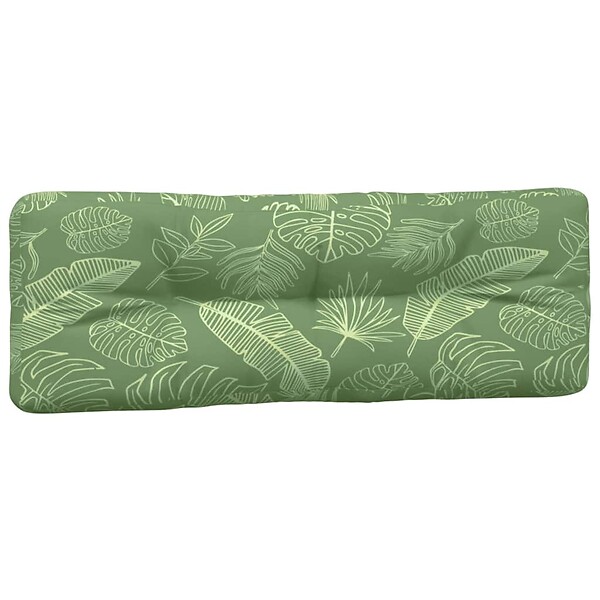 VIDAXL - vidaXL Coussins de palette lot de 5 motif de feuilles tissu - large