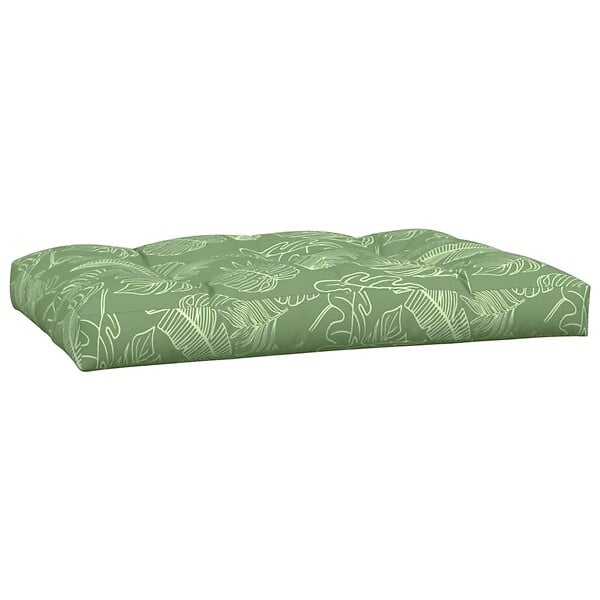 VIDAXL - vidaXL Coussins de palette lot de 5 motif de feuilles tissu - large