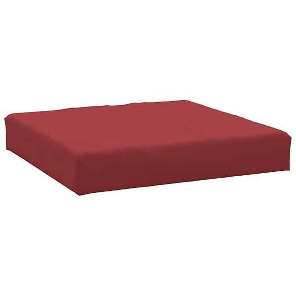 VIDAXL - vidaXL Coussins de palette lot de 3 rouge bordeaux tissu oxford - large