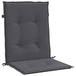 VIDAXL - vidaXL Coussins de chaise de jardin à dossier bas lot de 6 anthracite - vignette