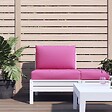 VIDAXL - vidaXL Coussins de palette lot de 2 rose tissu Oxford - vignette