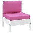 VIDAXL - vidaXL Coussins de palette lot de 2 rose tissu Oxford - vignette