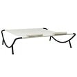 VIDAXL - vidaXL Chaise longue d'extérieur Tissu Crème - vignette