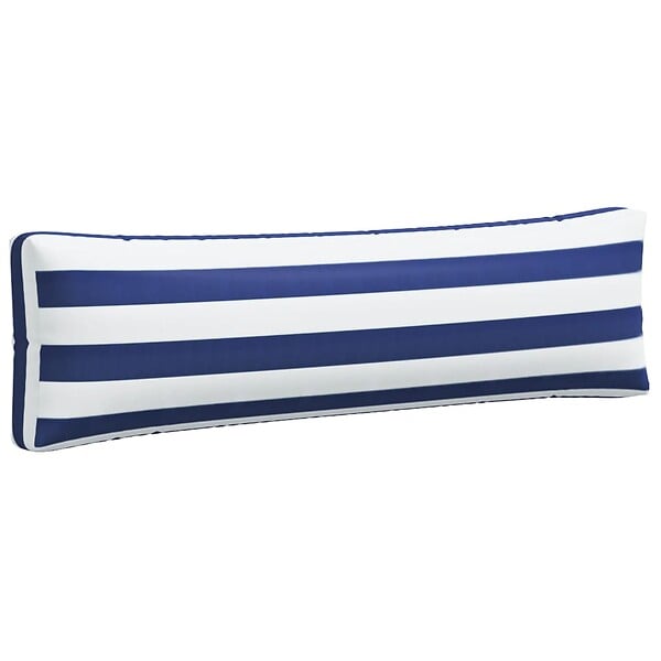 VIDAXL - vidaXL Coussins de palette lot de 2 rayures bleues/blanches - large