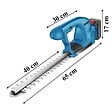 ENTREPOT BRICO - Taille-haies electrique  rechargeable sans fil  2 batteries - vignette