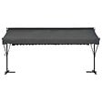 VIDAXL - vidaXL Auvent sur pied 500 x 300 cm Anthracite - vignette