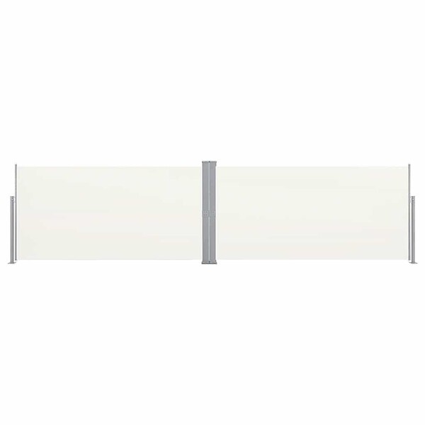 VIDAXL - vidaXL Auvent latéral rétractable 160x600 cm Crème - large