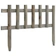 VIDAXL - vidaXL Bordure de jardin 10 pcs Bois de sapin 4,4 m - vignette