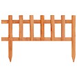 VIDAXL - vidaXL Bordure de jardin 10 pcs Bois de sapin 4,4 m - vignette