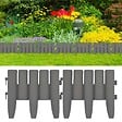 VIDAXL - vidaXL Bordures de pelouse 36 pcs Gris 10 m PP - vignette
