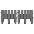 VIDAXL - vidaXL Bordures de pelouse 36 pcs Gris 10 m PP - vignette