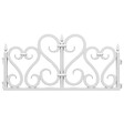 VIDAXL - vidaXL Bordures de pelouse 17 pcs Blanc 10 m PP - vignette