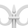VIDAXL - vidaXL Bordures de pelouse 17 pcs Blanc 10 m PP - vignette