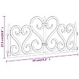 VIDAXL - vidaXL Bordures de pelouse 17 pcs Blanc 10 m PP - vignette