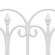 VIDAXL - vidaXL Bordures de pelouse 17 pcs Blanc 10 m PP - vignette