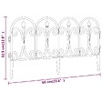 VIDAXL - vidaXL Bordures de pelouse 17 pcs Blanc 10 m PP - vignette