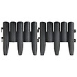 VIDAXL - vidaXL Bordures de pelouse 36 pcs Anthracite 10 m PP - vignette