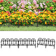 VIDAXL - vidaXL Bordures de pelouse 17 pcs Noir 10 m PP - vignette