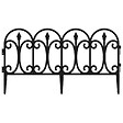 VIDAXL - vidaXL Bordures de pelouse 17 pcs Noir 10 m PP - vignette