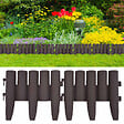 VIDAXL - vidaXL Bordures de pelouse 36 pcs Marron 10 m PP - vignette