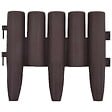 VIDAXL - vidaXL Bordures de pelouse 36 pcs Marron 10 m PP - vignette