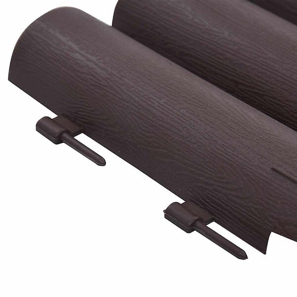 VIDAXL - vidaXL Bordures de pelouse 36 pcs Marron 10 m PP - large