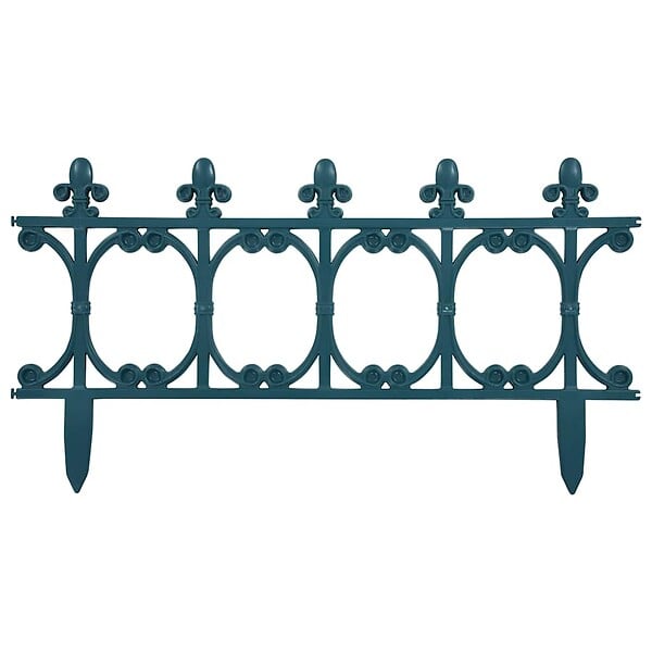 VIDAXL - vidaXL Bordures de jardin 16 pcs Vert 10 m PP - large