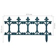 VIDAXL - vidaXL Bordures de jardin 16 pcs Vert 10 m PP - vignette