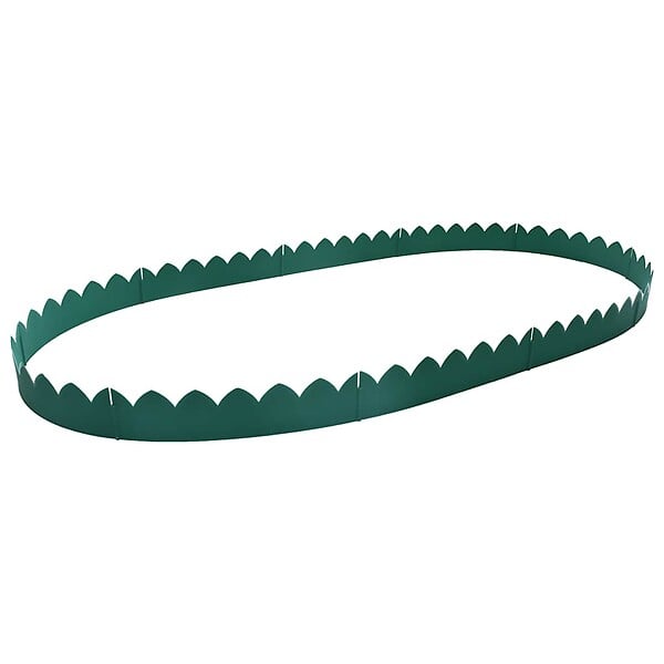VIDAXL - vidaXL Bordures de jardin 10 pcs Vert 65x15 cm PP - large