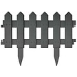 VIDAXL - vidaXL Bordures de pelouse 25 pcs Anthracite 10 m PP - vignette