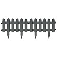 VIDAXL - vidaXL Bordures de pelouse 25 pcs Anthracite 10 m PP - vignette