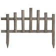 VIDAXL - vidaXL Bordure de jardin 10 pcs Bois de sapin 4,4 m - vignette